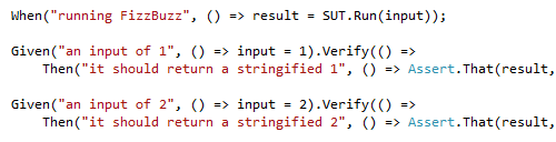 Syntax highlighting example